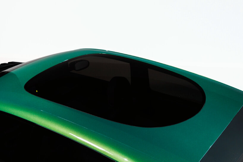 detailed view of the glass roof, which visitors to Paris Motor Show 2024 can see firsthand