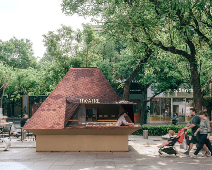 series of reusable pavilions by kooo architects spreads tea culture in downtown beijing