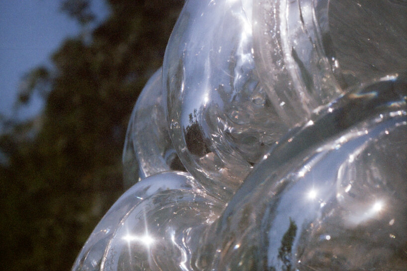 glass blown stereotomy shapes tomoko sauvage and AAU anastas' sound installation