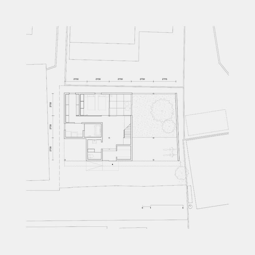 first floor plan by GOYA SCHRÖDER & associates