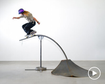 zenga bros' lamps, desks, and camper vans spontaneously turn into skateboard ramps