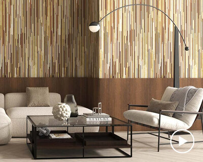 tecnografica's ultralight wallcoverings redefine interiors with glossy, matte & 3D finishes
