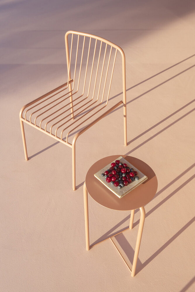 CoTangens outdoor furniture designed by Sára Kele for Rotte 