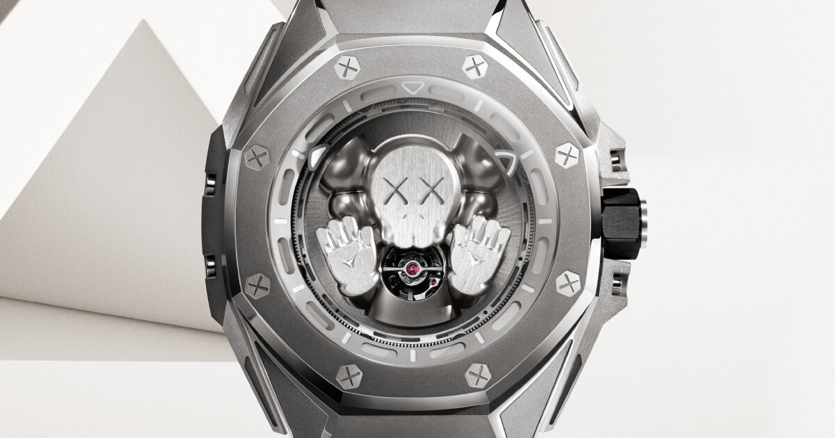 audemars piguet releases KAWS-designed titanium watch