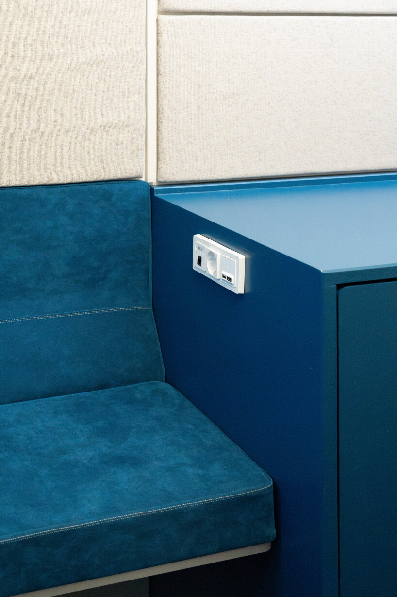 detailed view of the interiors