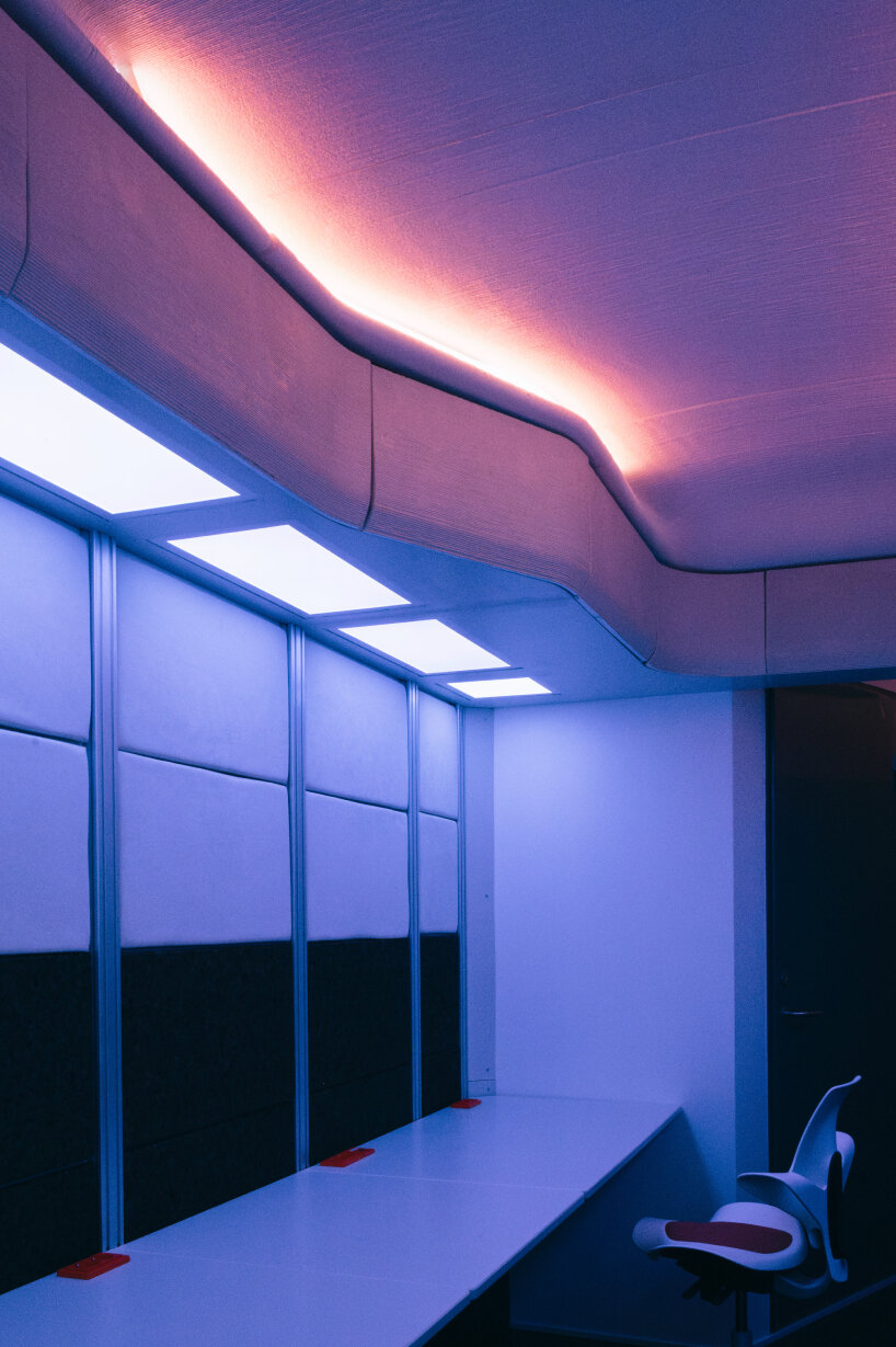 the habitat is also equipped with multicolored circadian light panel to help the astronauts sleep better