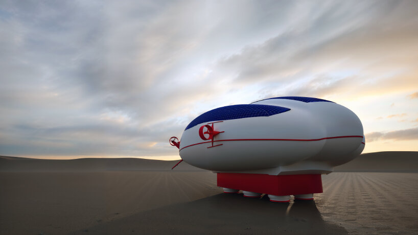 at the front of the houseboat is the captain’s wheelhouse, which doubles as an observatory deck