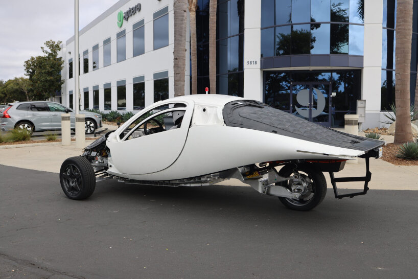 detailed view of Aptera's production-intent model