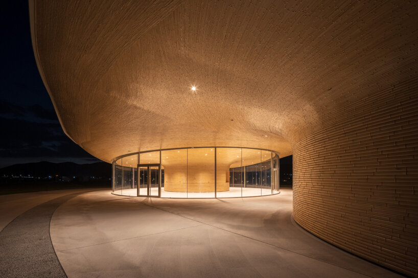 local bamboo shapes kengo kuma's disaster prevention and community facility in mabi, japan - 1