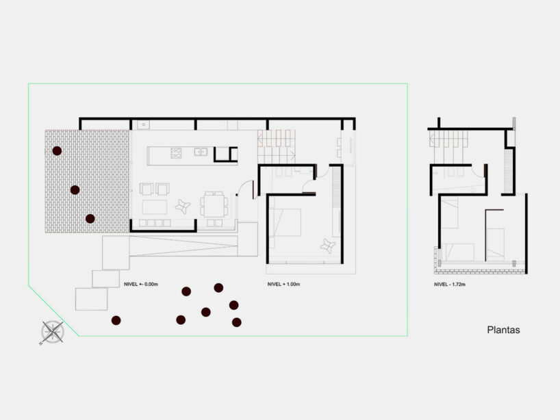 floor plan by Barrionuevo Villanueva Arquitectos