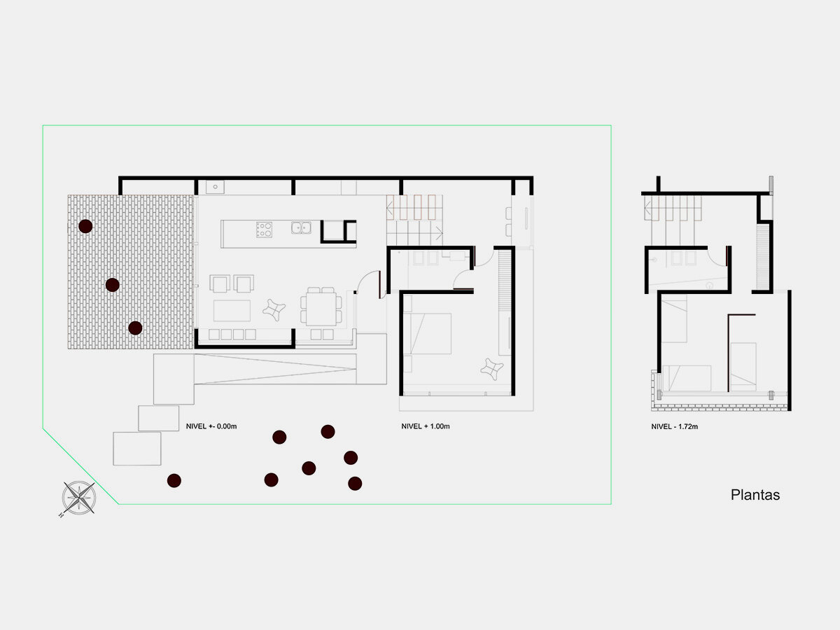 floor plan by Barrionuevo Villanueva Arquitectos