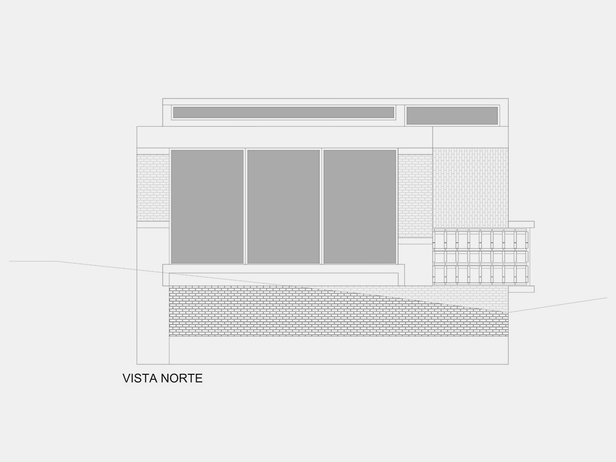 north facade by Barrionuevo Villanueva Arquitectos