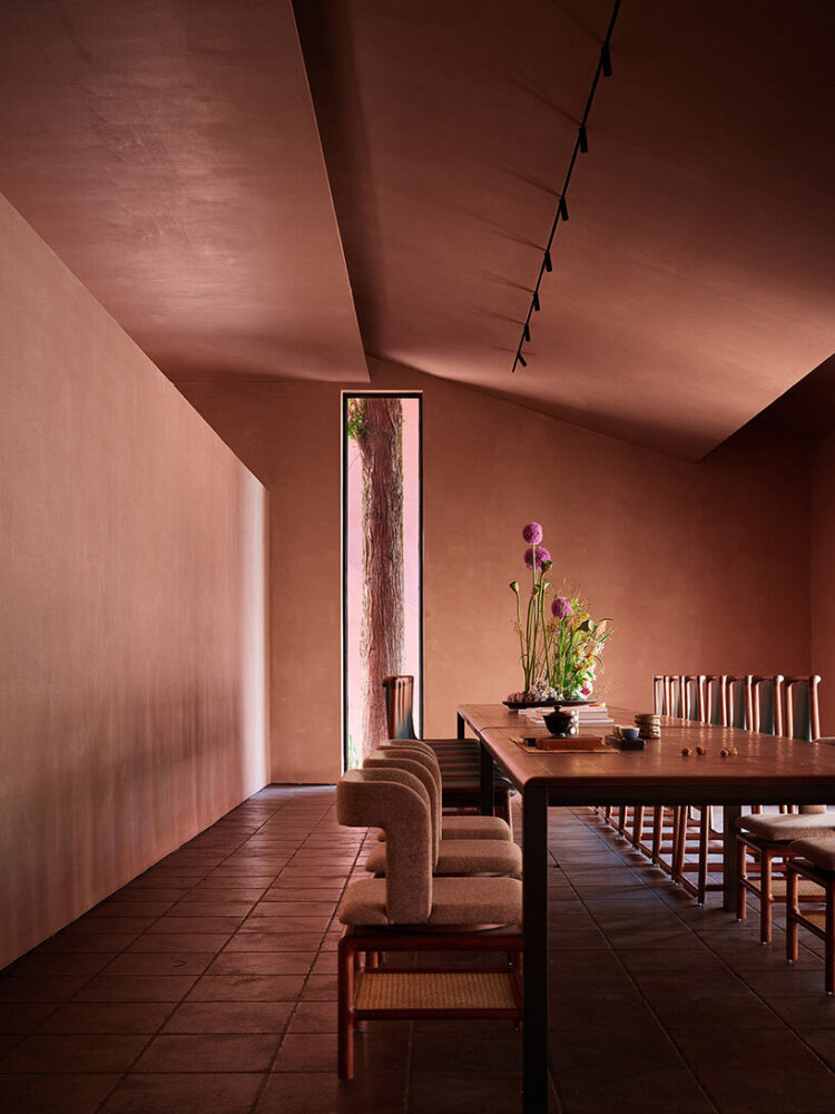 recurring square motifs that play with light and shadow