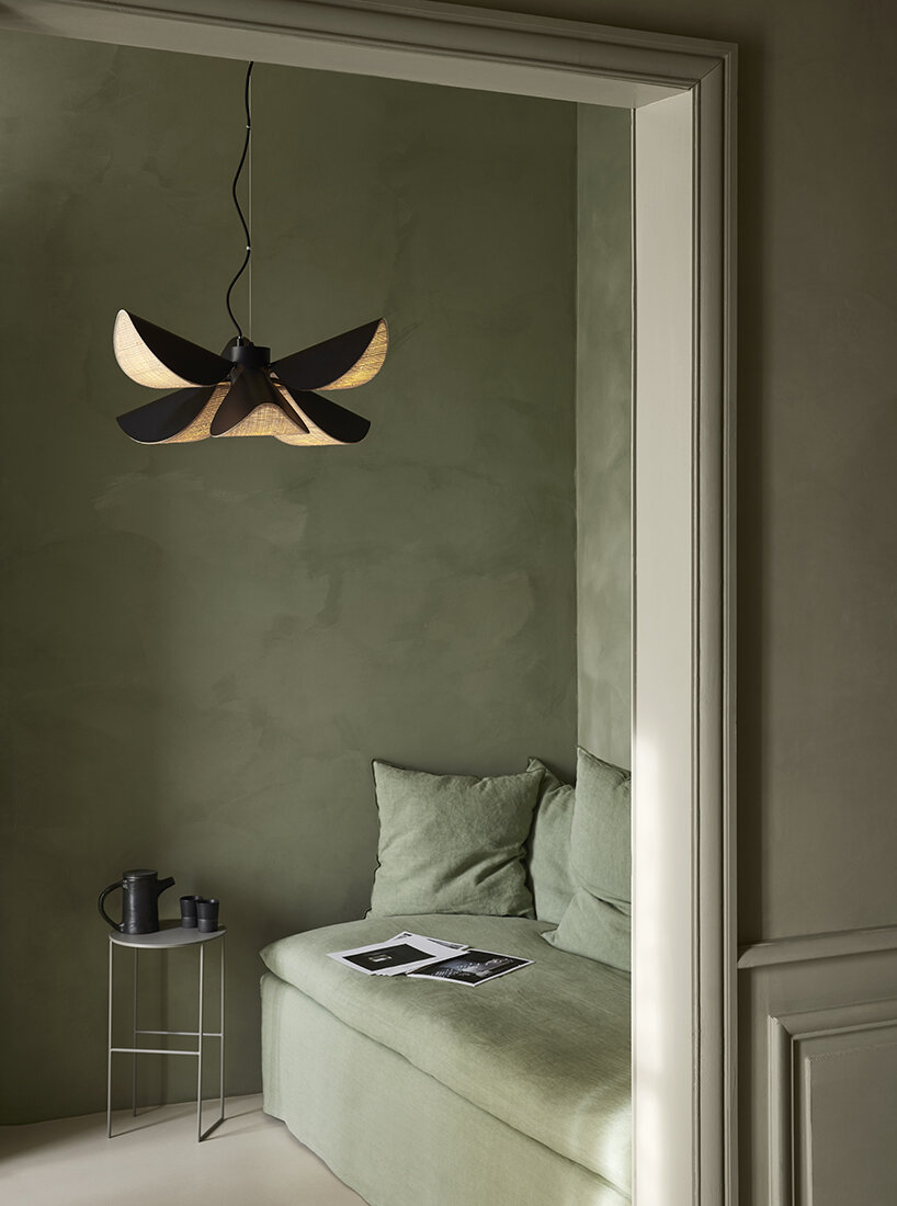 forestier and jette scheib transform elegance of lilly petals into organic lighting forms - 7