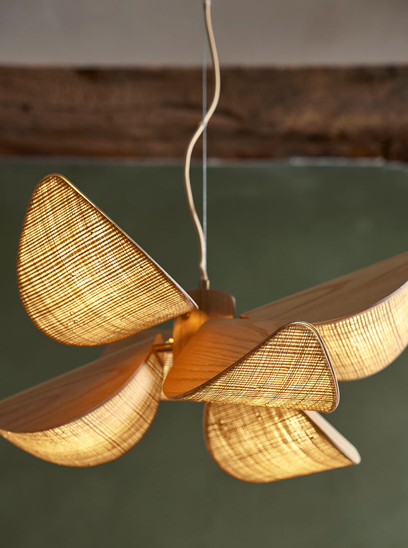 forestier and jette scheib transform elegance of lilly petals into organic lighting forms - 6
