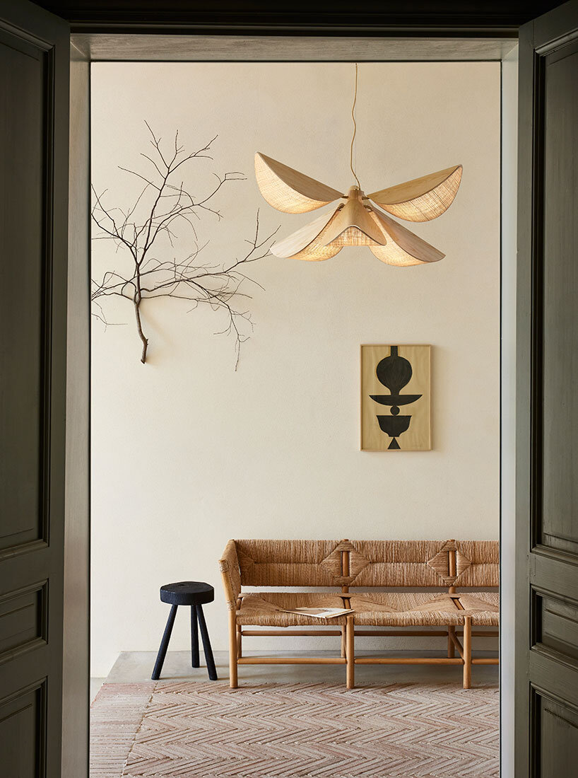 forestier and jette scheib transform elegance of lilly petals into organic lighting forms - 1