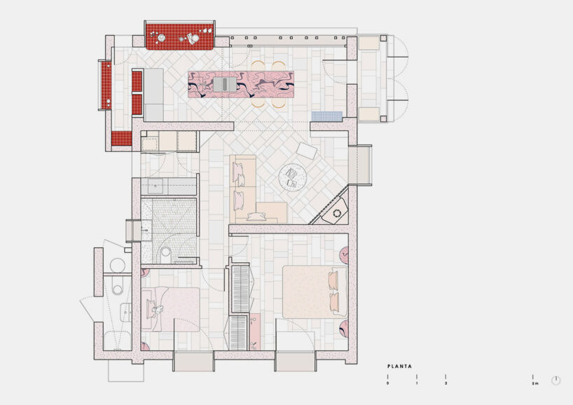 floor plan by Lucas y Hernández - Gil