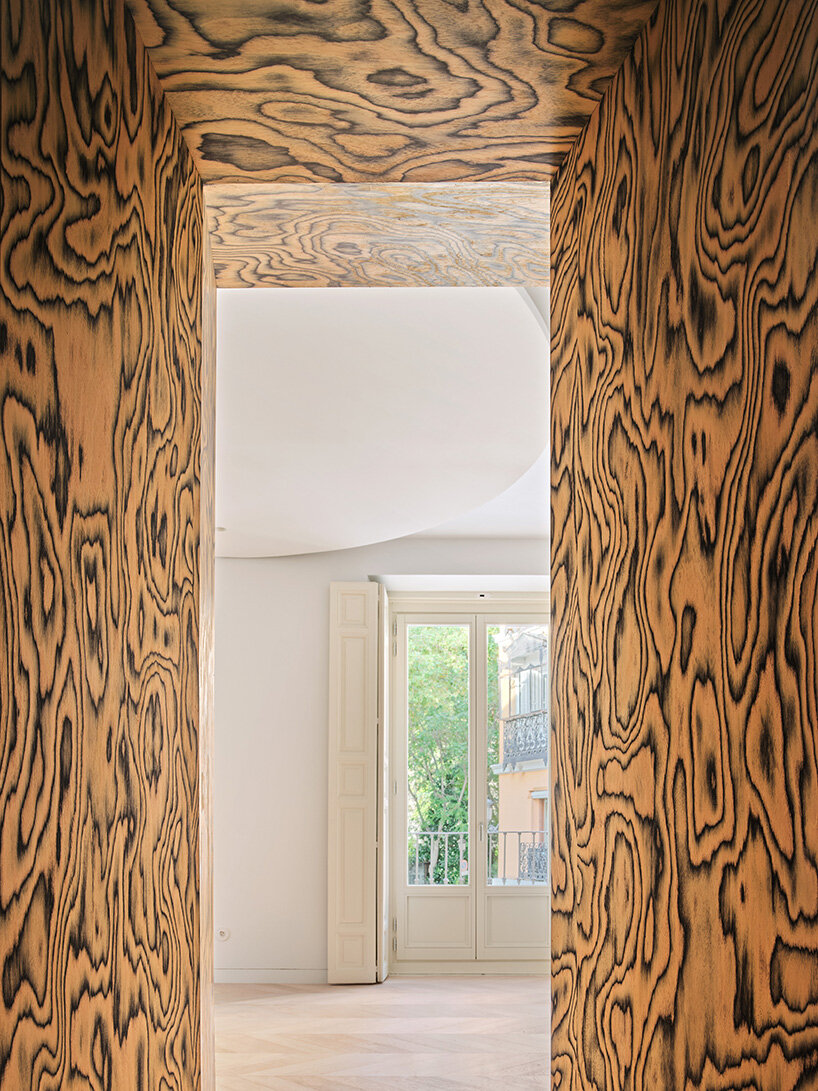 respecting the original framework of the building