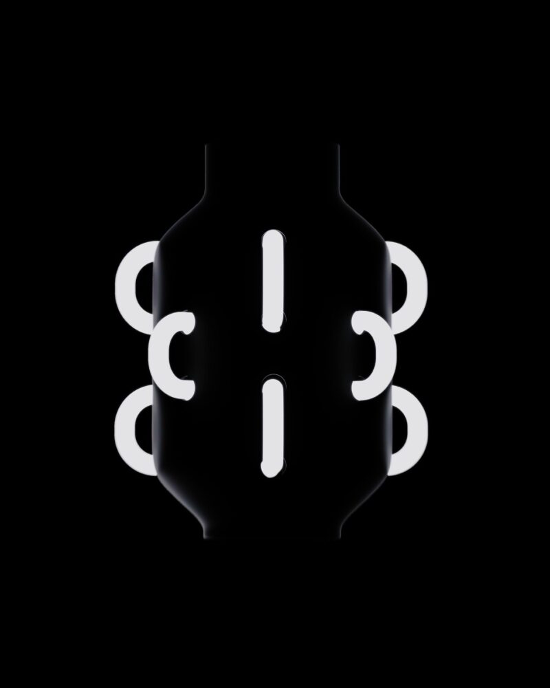 the series merges ancient ceramic forms with the modernity of neon