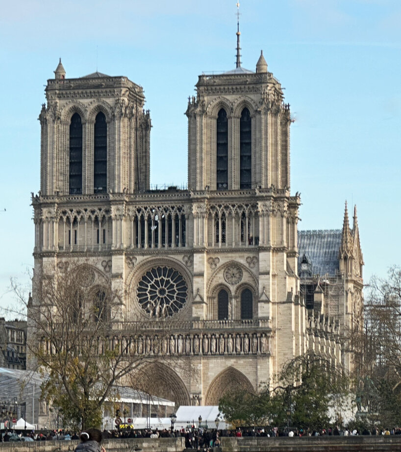 the Notre-Dame Cathedral in Paris opens with a ceremony on December 7th, 2024 | image © designboom