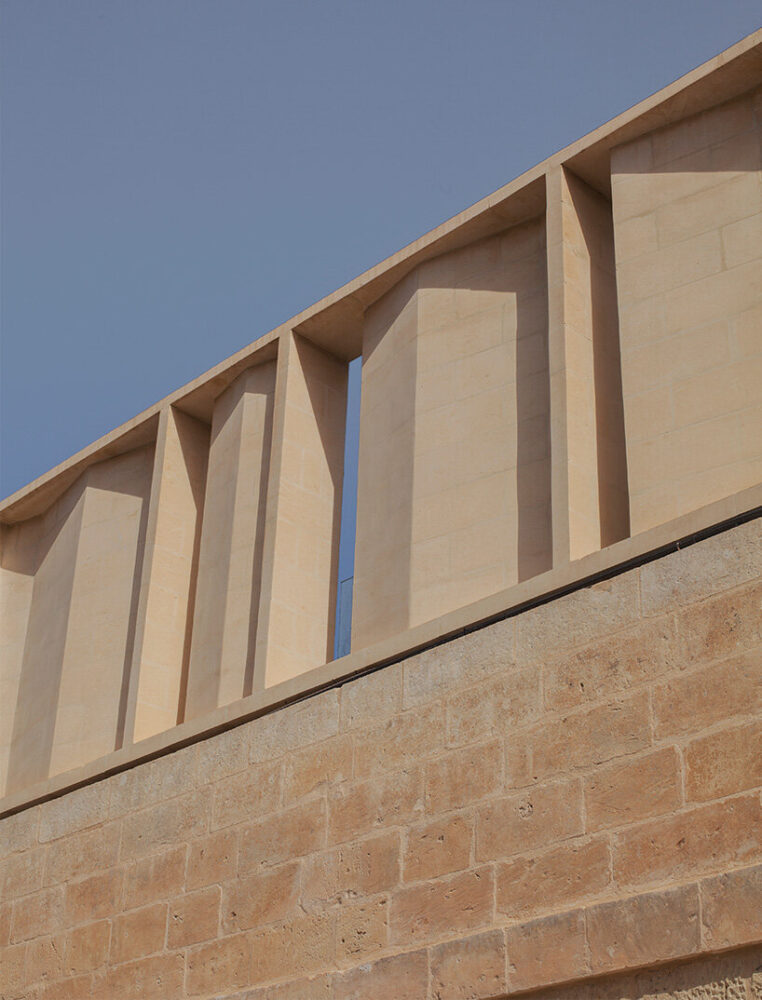 over time, the material will develop a patina that enhances its integration with the historic facade