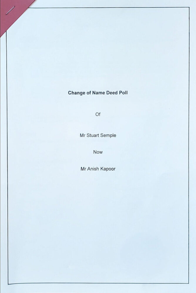 Semple informed his followers of his legal name change through a newsletter on June 7th, 2024