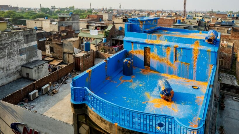 from bamboo shelters to mythical pavilions: environmental resilience at the lahore biennale