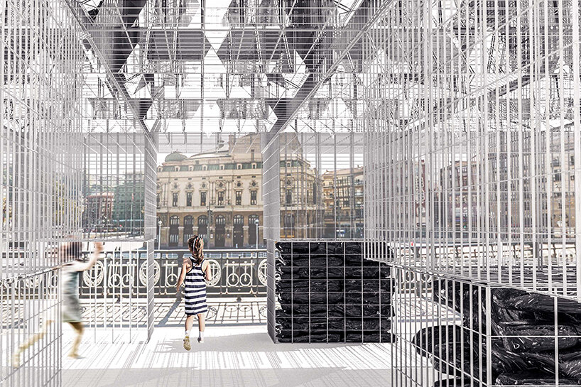 second prize winner for Bilbao: Gaviones en Elaire