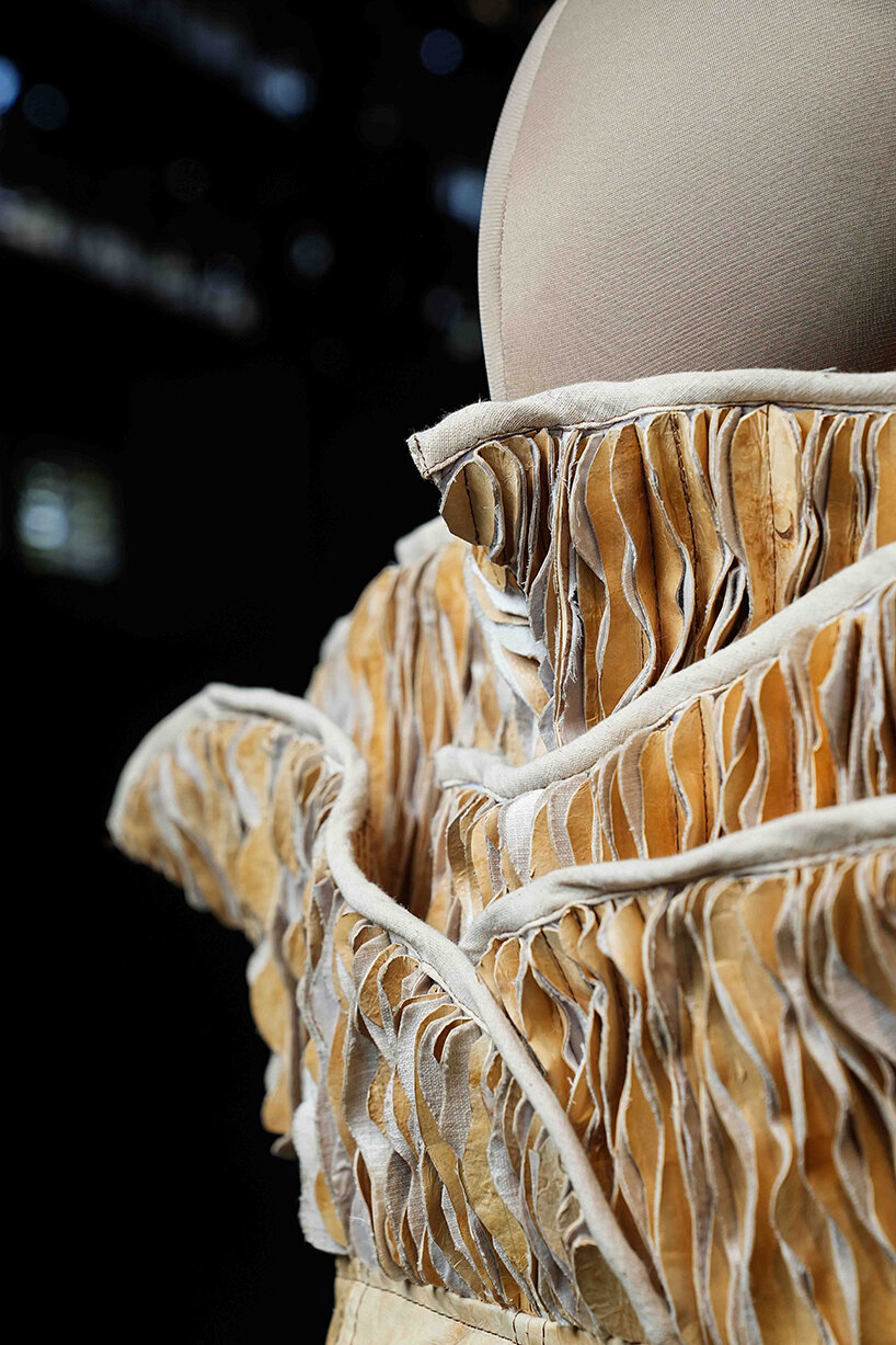 MycoCore Apparel by Anushé Pirani in collaboration with MYLEA by Mycl Bio MycoCore | photo © Bhushan Gavas, courtesy of Anomalia and Anushé pirani