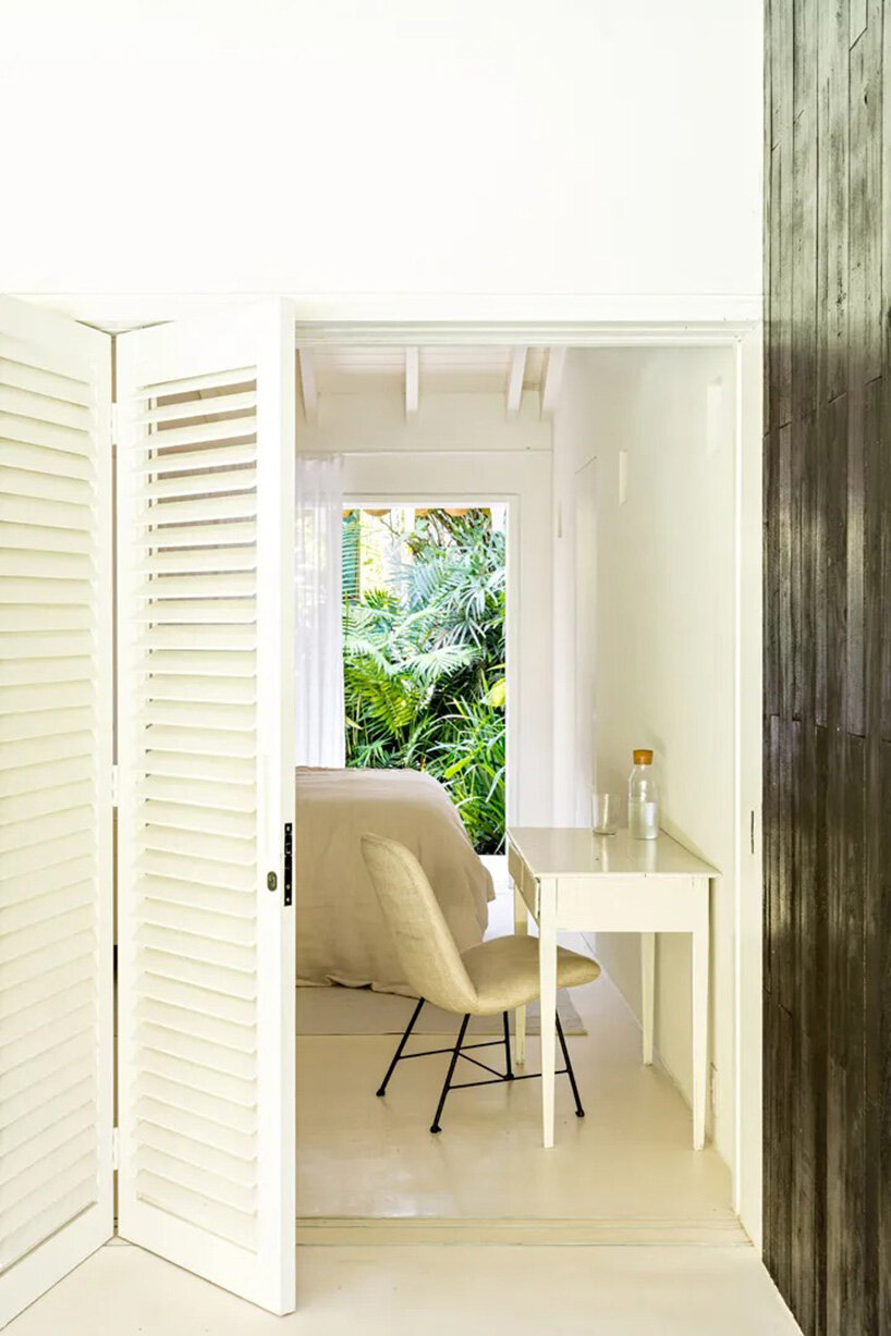 the interiors are curated by the architects