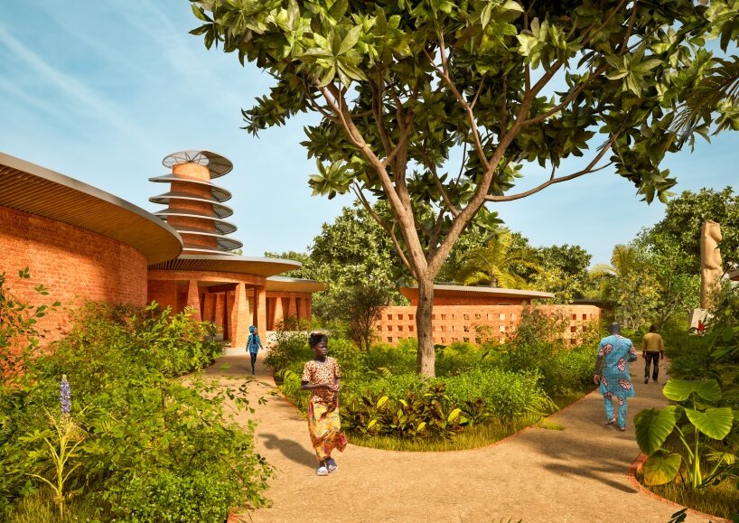 green patios pierce kéré architecture's masterplan for cultural center in notsè, west africa