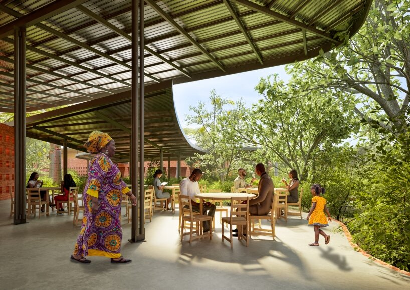 green patios pierce kéré architecture's masterplan for cultural center in notsè, west africa