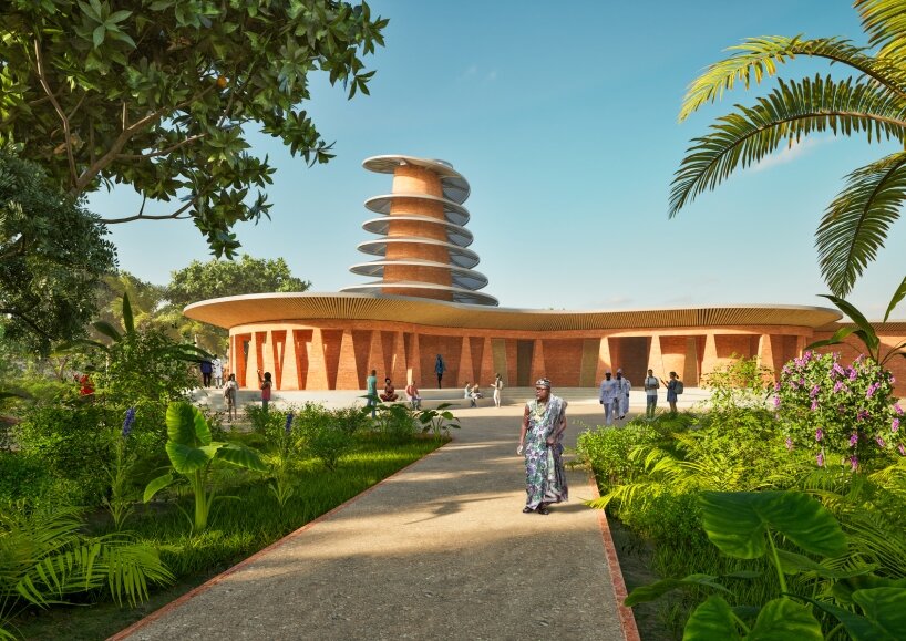 green patios pierce kéré architecture's masterplan for cultural center in notsè, west africa