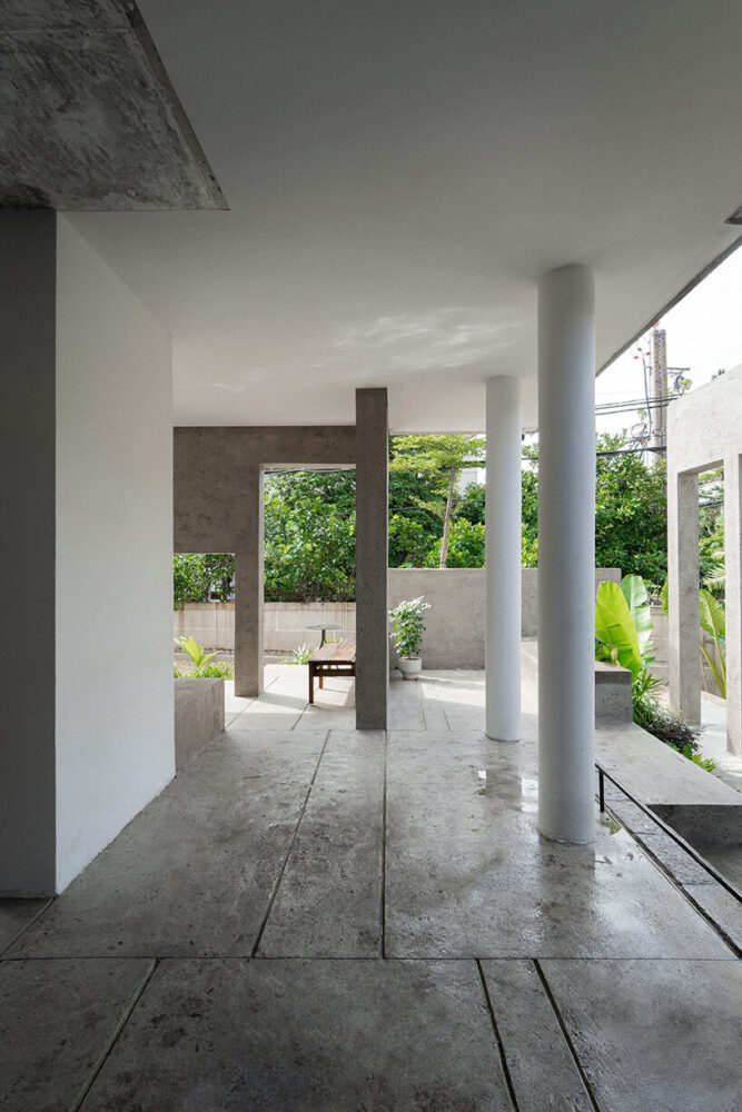 the house was originally elevated 1100mm above street level 