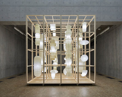 danh vo in situ: modular installation spotlights noguchi's akari light sculptures at M+ museum