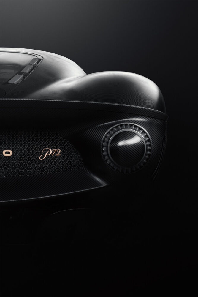 view of the carbon exterior shell