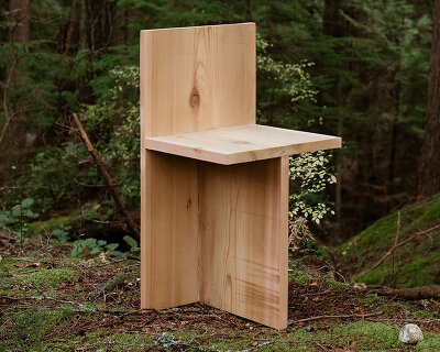 earth to people combines tree sap with salvaged wood in debut furniture collection