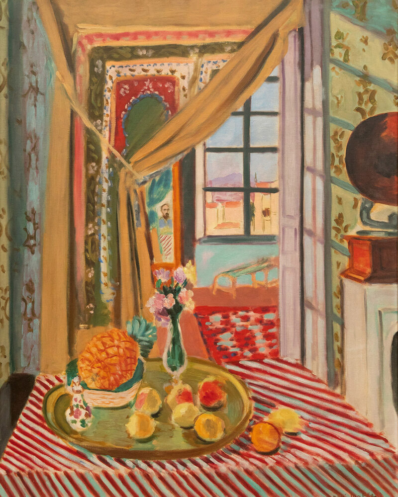 Henri Matisse, Intérieur au phonographe (Interior with a Phonograph), 1924, Pinacoteca Agnelli, Turin © Succession H. Matisse / 2024, ProLitteris, Zurich, photo: Pinacoteca Giovanni e Marella Agnelli, Turin