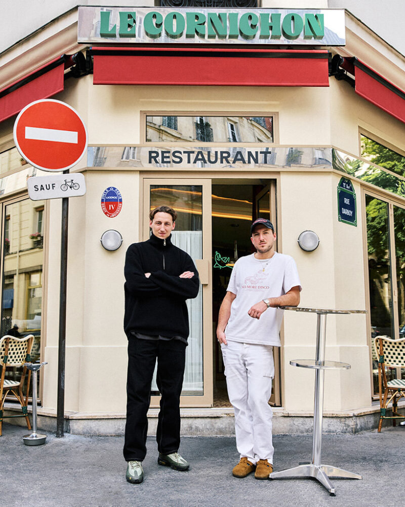 Le Cornichon founders Bertrand Chauveau and Paul Henri