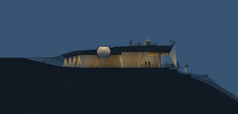 lighting diagrammatic section