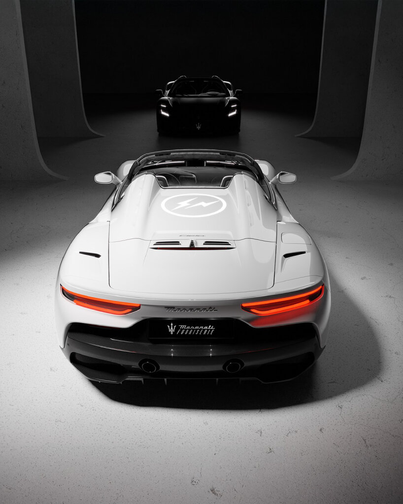 rear view of the Bianco Audace model