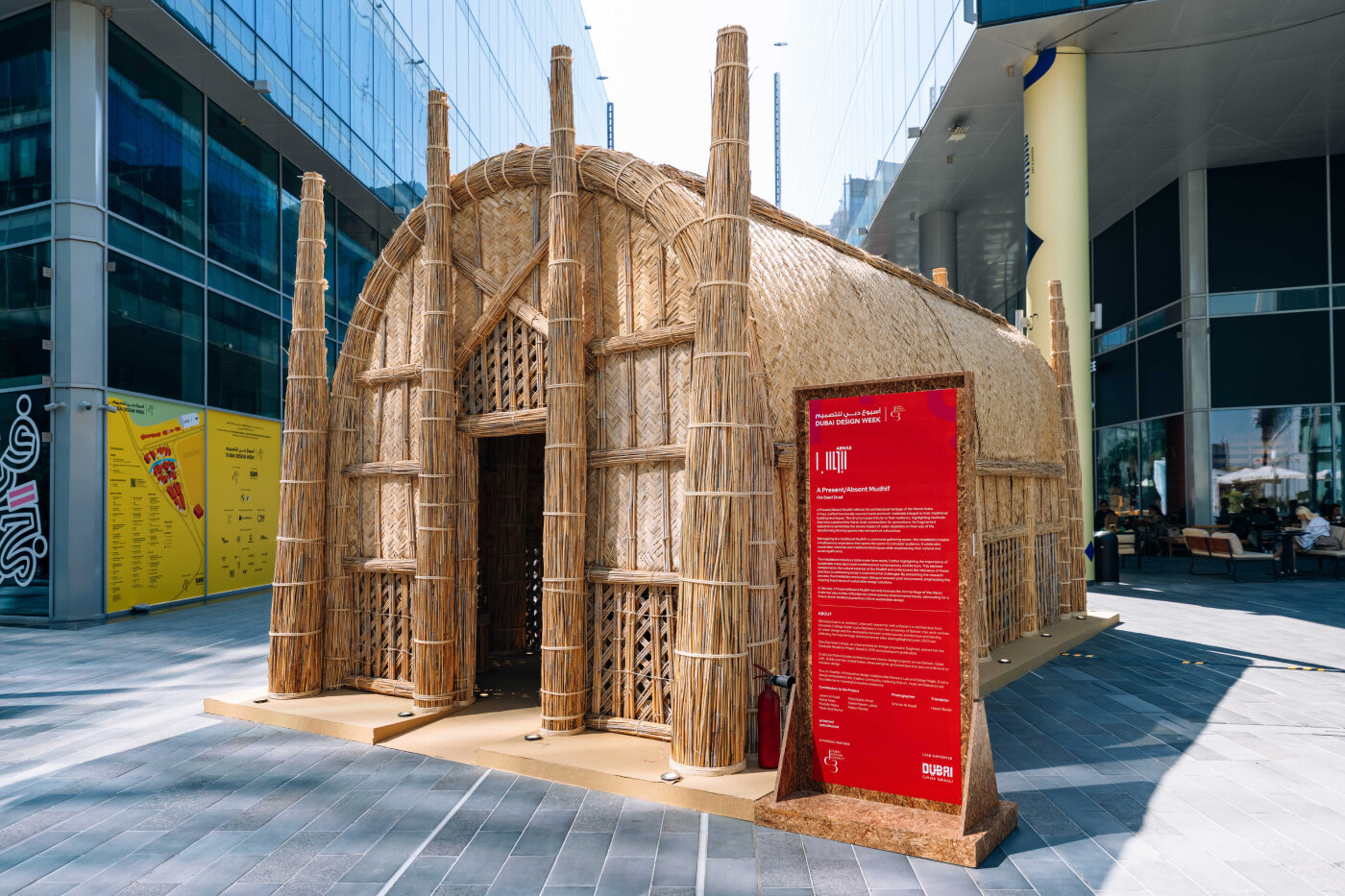 interview: ola saad znad's reed pavilion revives ancient marsh arab traditions at dubai design week