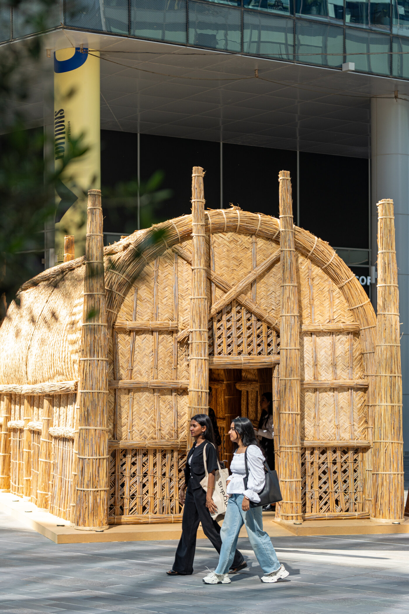 interview: ola saad znad's reed pavilion revives ancient marsh arab traditions at dubai design week