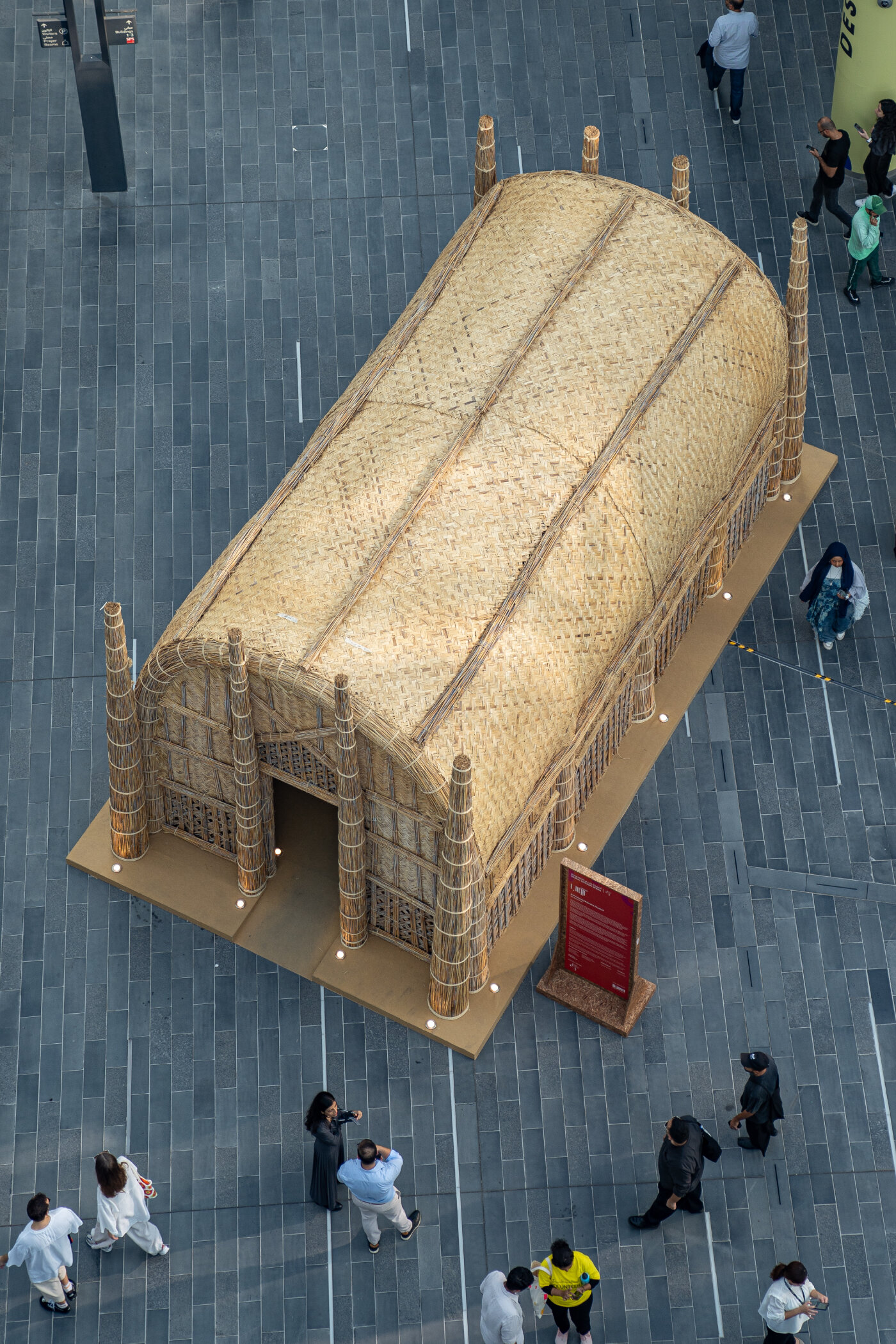 interview: ola saad znad's reed pavilion revives ancient marsh arab traditions at dubai design week