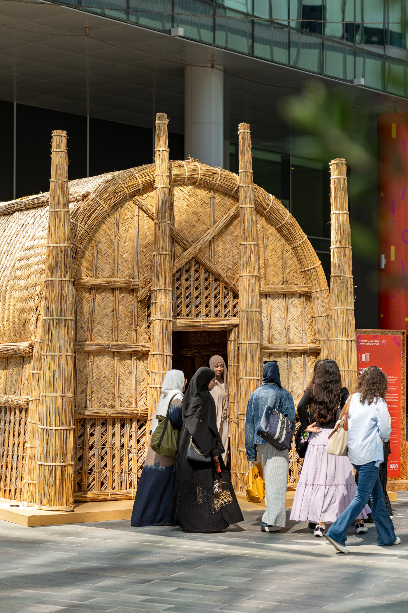 interview: ola saad znad's reed pavilion revives ancient marsh arab traditions at dubai design week
