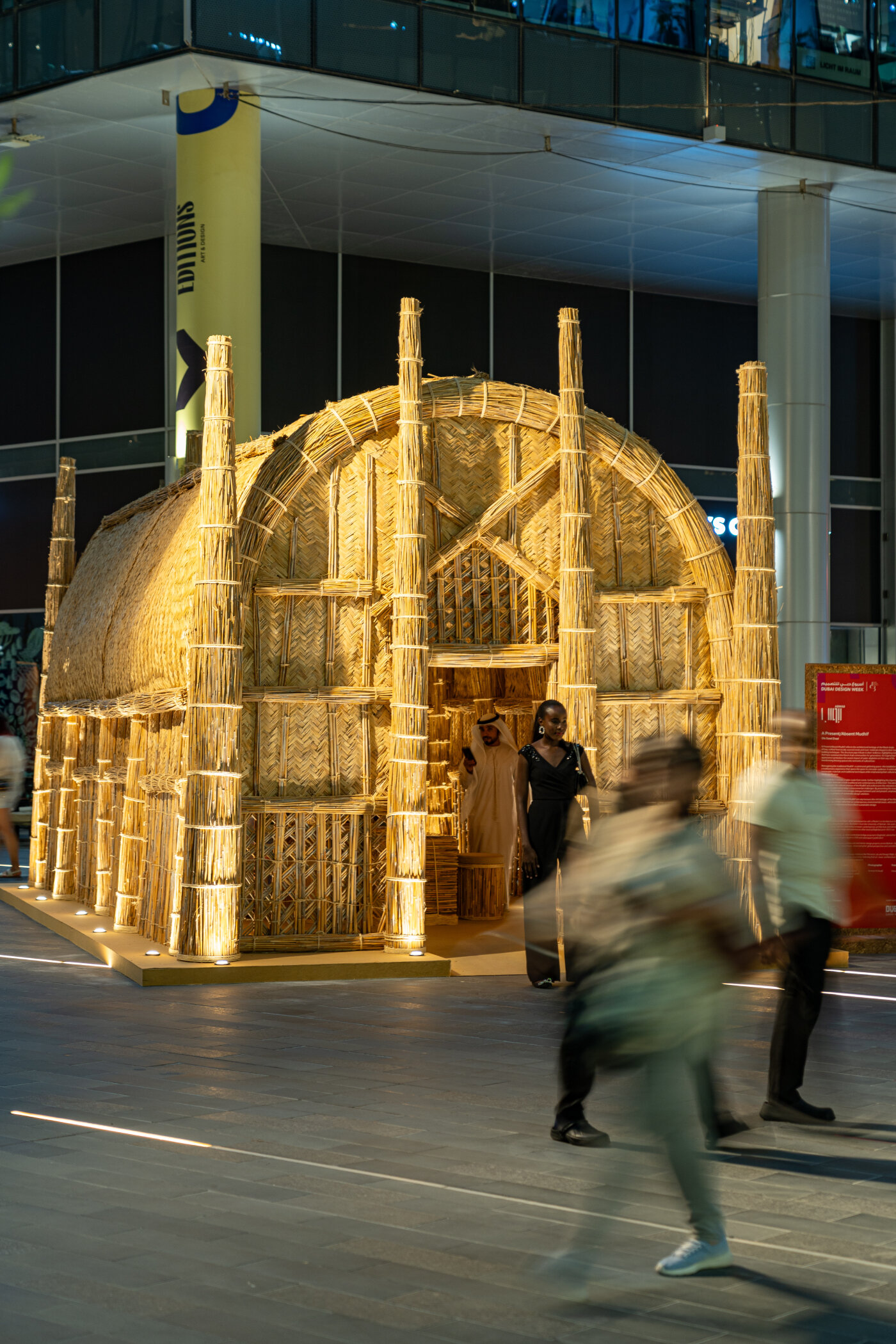 interview: ola saad znad's reed pavilion revives ancient marsh arab traditions at dubai design week