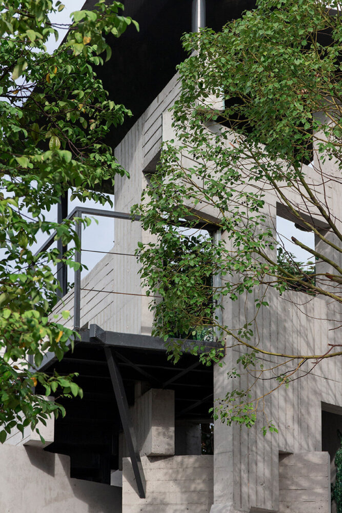 the architectural and artistic elements transform the tower into a living relic