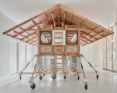 TAKK crafts climate-responsive children's bedroom in barcelona from reclaimed materials