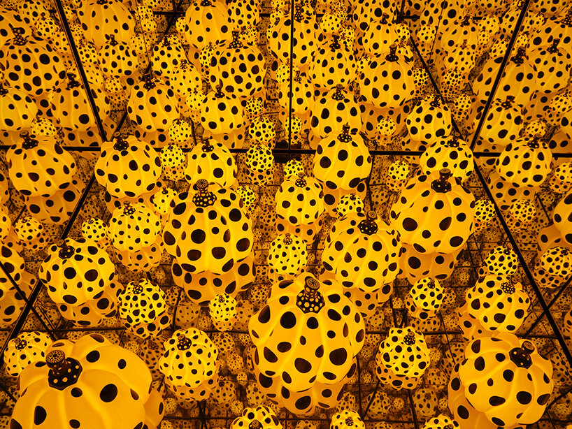 installation view of The Spirit of the Pumpkins Descended to the Heavens 2017 on display as part of Yayoi Kusama at NGV International, Melbourne until 21 April 2025. © YAYOI KUSAMA | image by Sean Fennessy