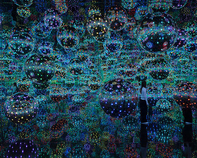 yayoi kusama unveils new infinity mirror room alongside 200 more works at NGV melbourne